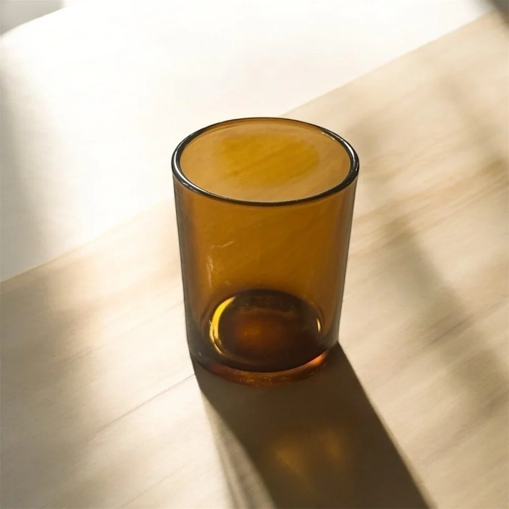 2oz Glasses - Set of 4 - Shot Glasses - Translucent Colored Glass